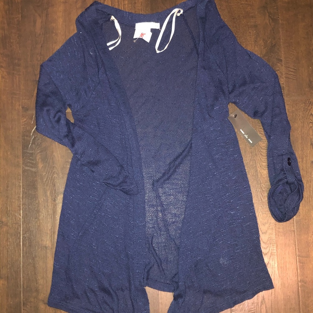 Navy blue cardigan